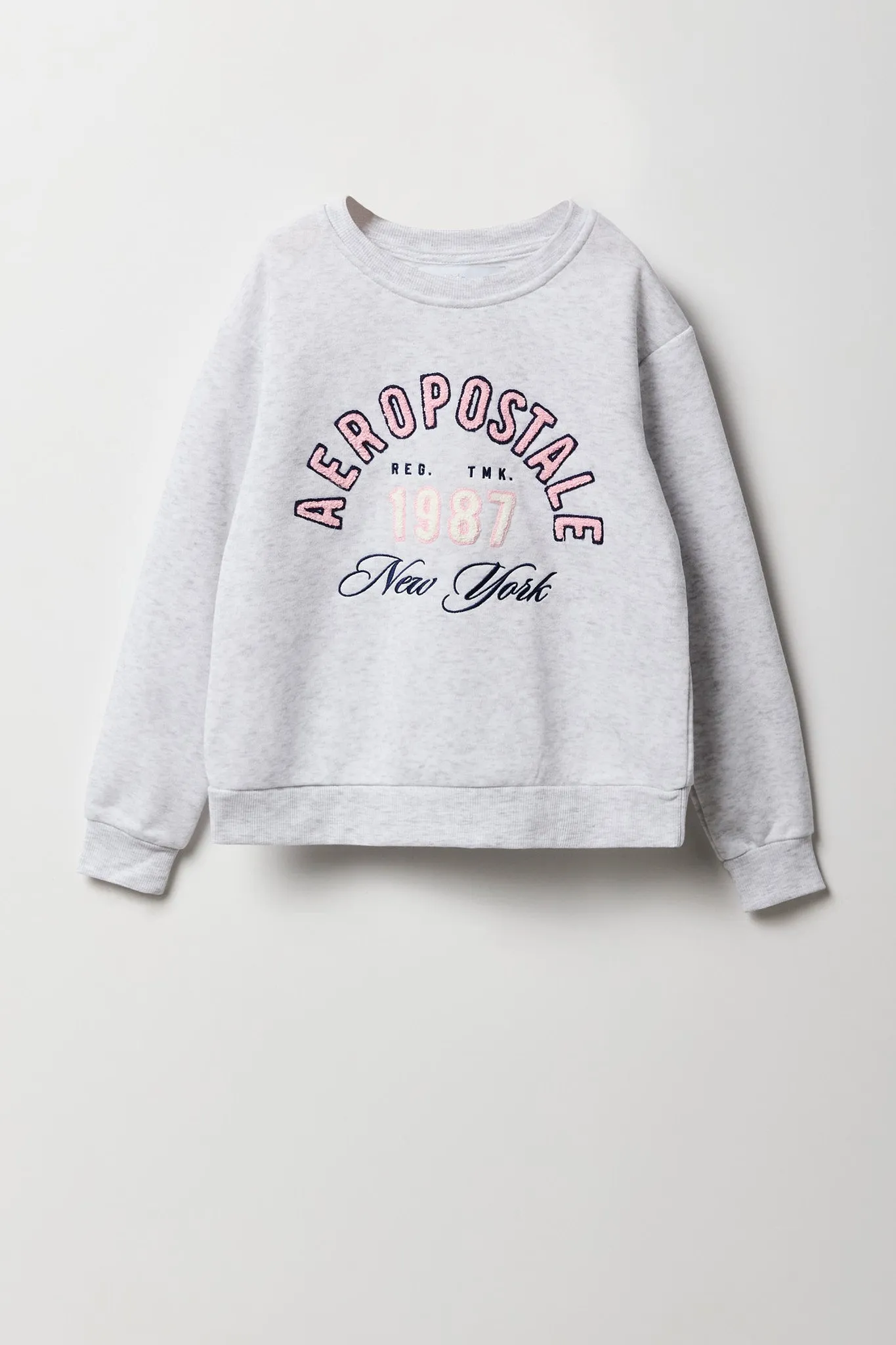 Girls Aero Chenille Embroidered Fleece Sweatshirt sold by Urban Planet