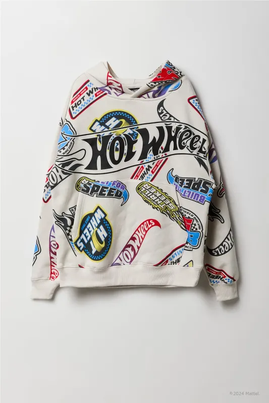 Hot Wheels™ Boys Printed Fleece Hoodie sold by Urban Planet