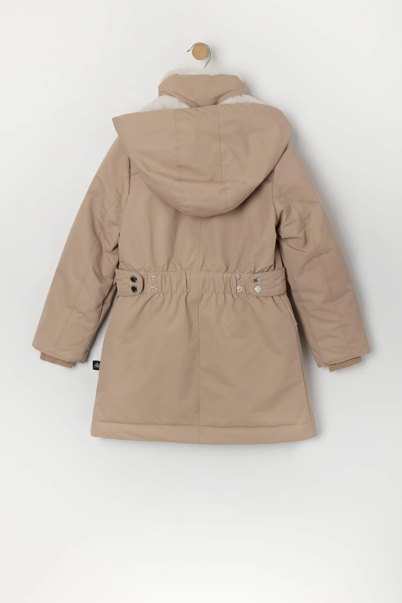 Girls Faux Fur Lined Parka sold by Urban Planet product image thumbnail 5