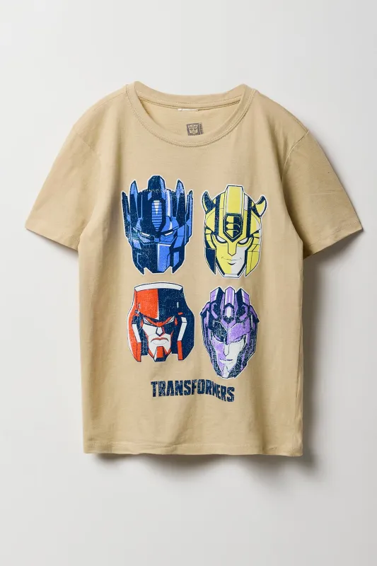 T-shirt à imprimé Transformers pour garçon made by Urban Planet