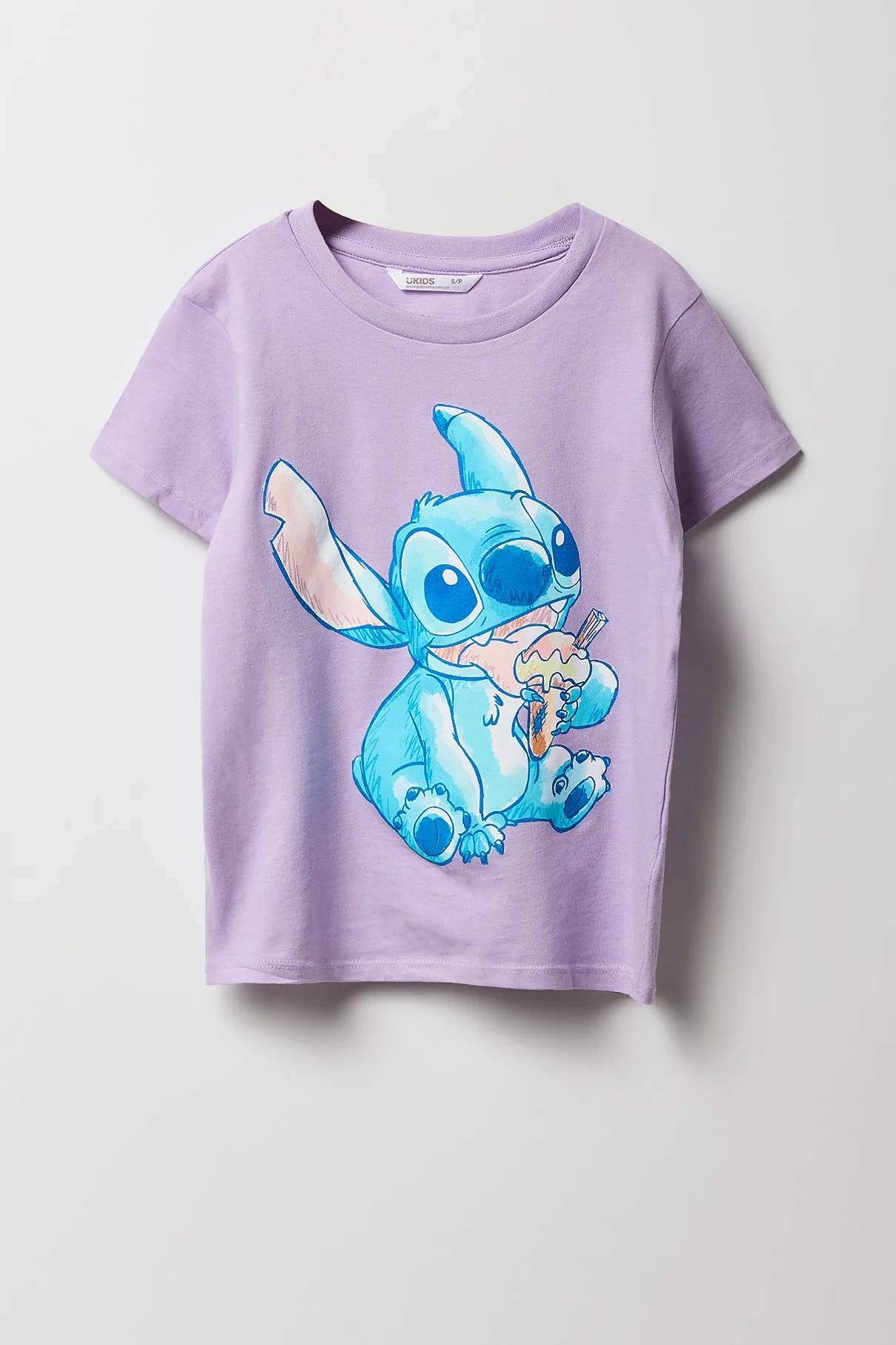 Girls Stitch Ice Cream Graphic T-Shirt sold by Urban Planet