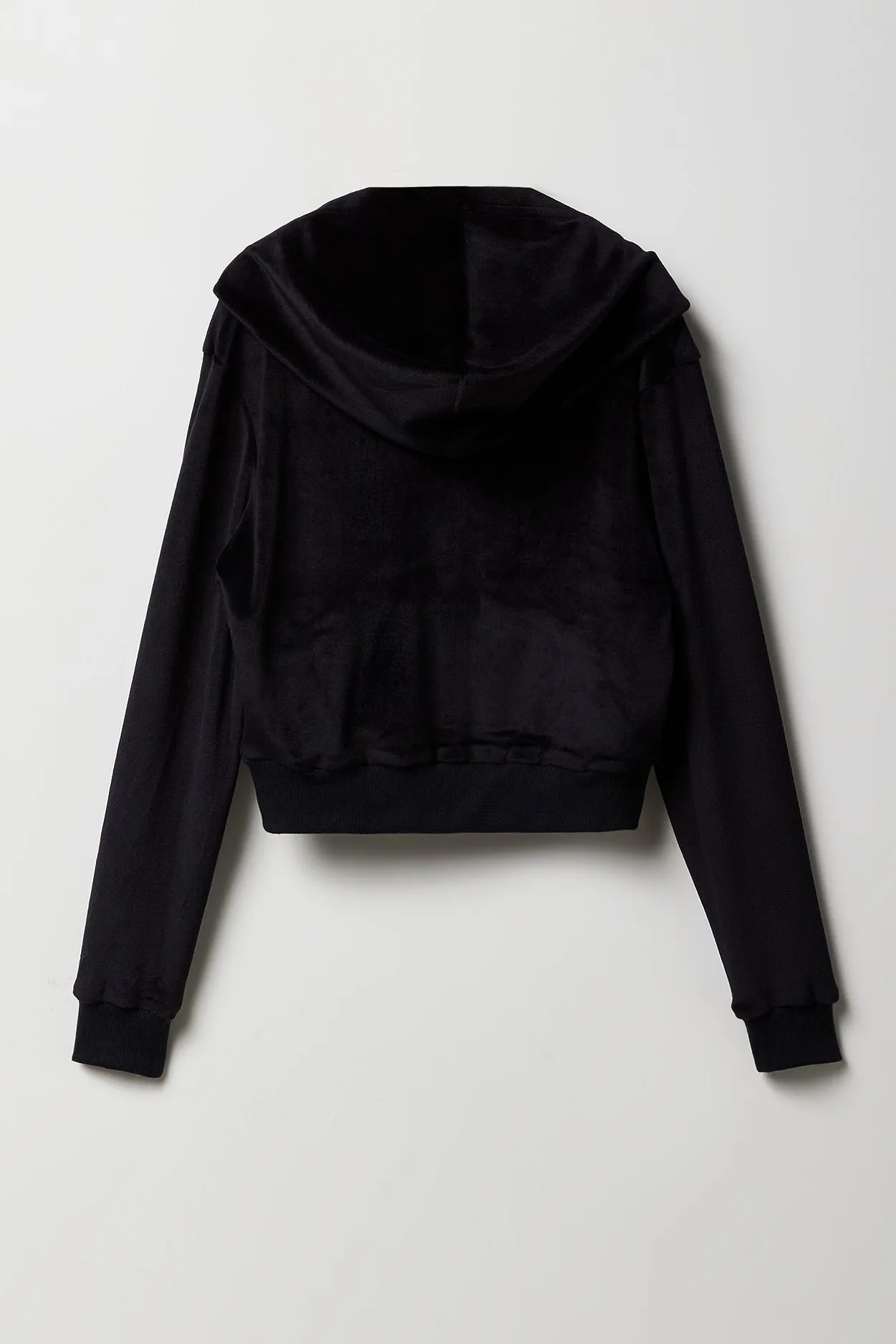 Girls Aeropostale Velour Zip-Up Hoodie sold by Urban Planet product image thumbnail 4