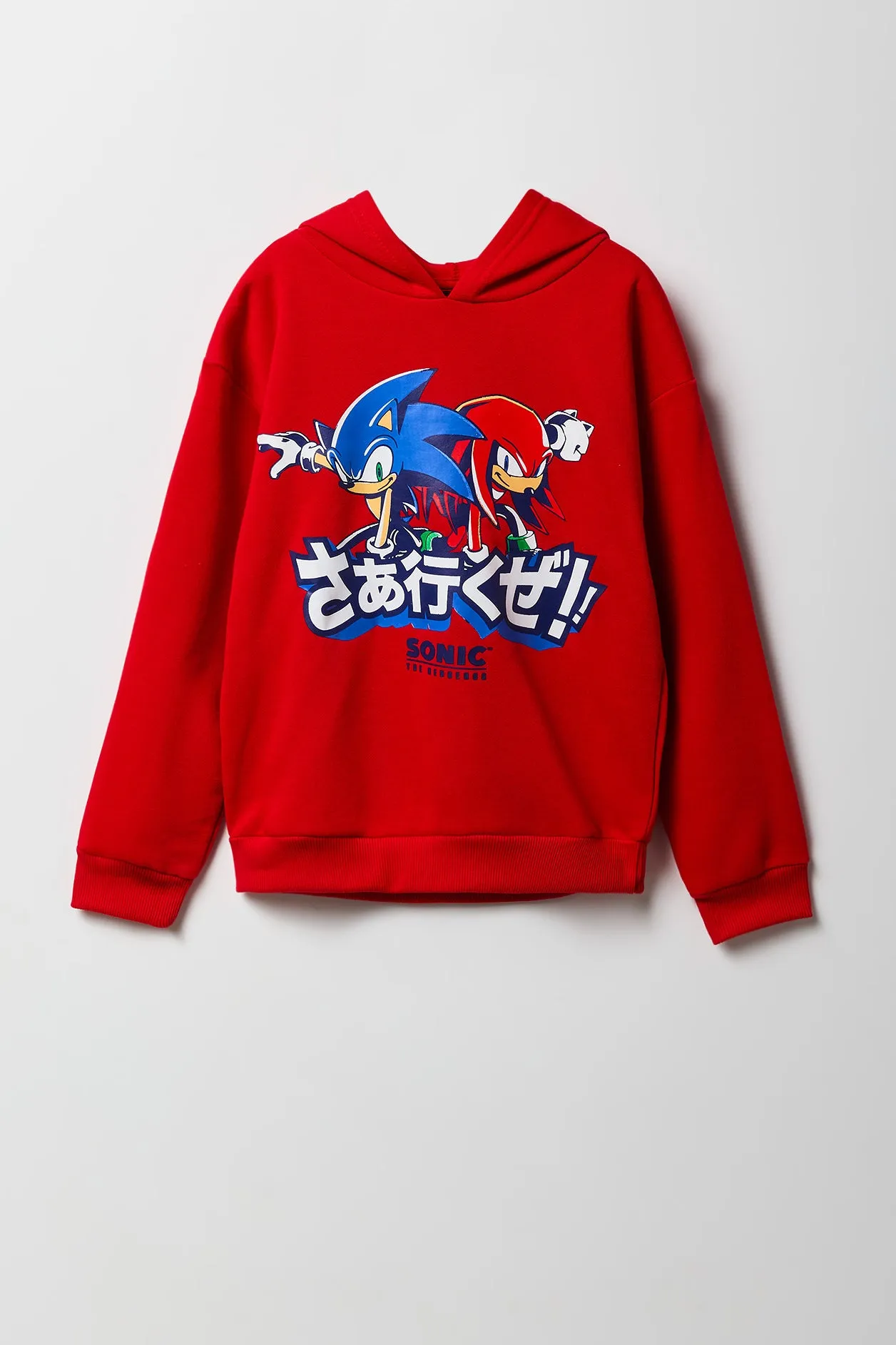 Boys Sonic Graphic Fleece Hoodie sold by Urban Planet