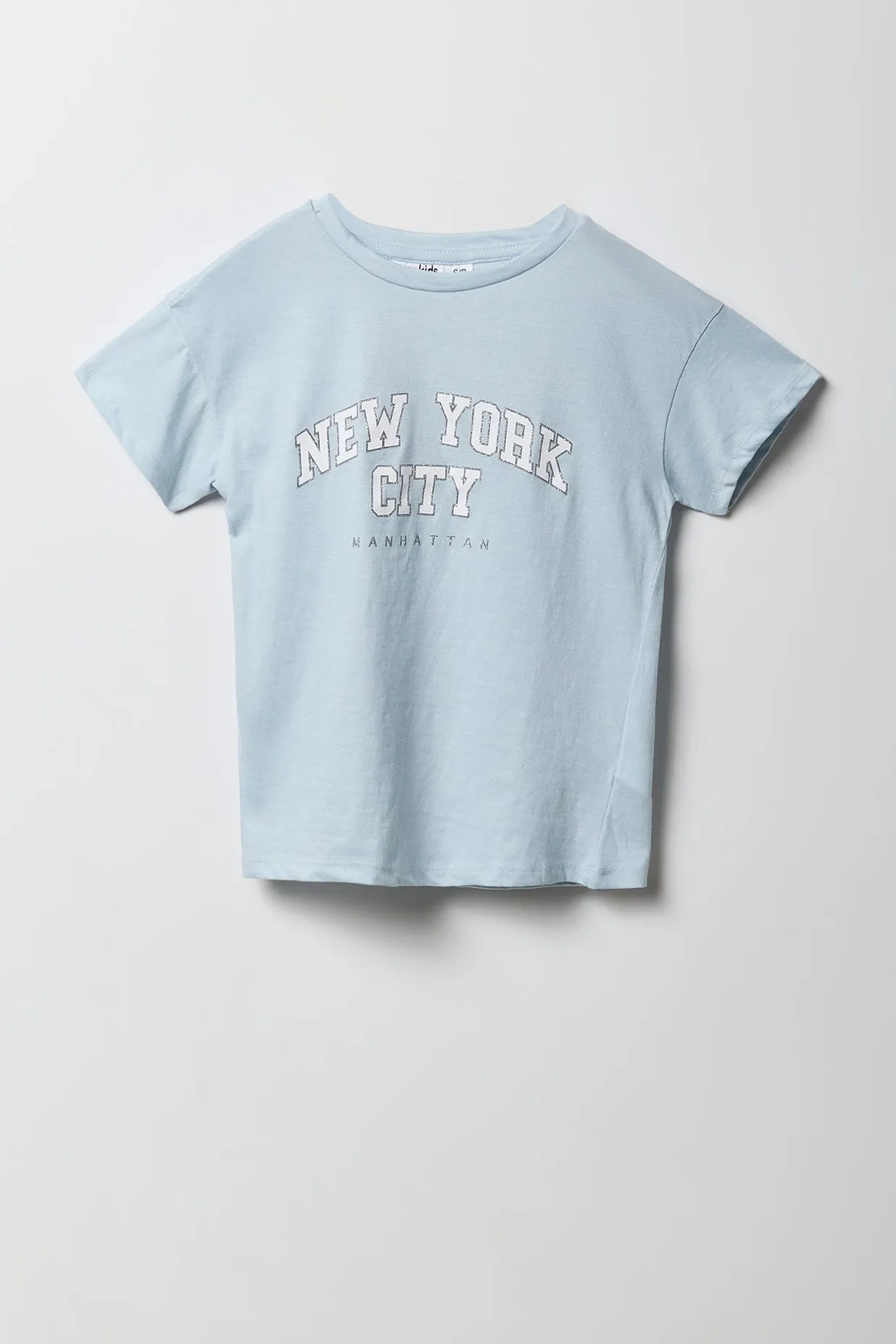 Girls Sparkly NYC Graphic T-Shirt sold by Urban Planet
