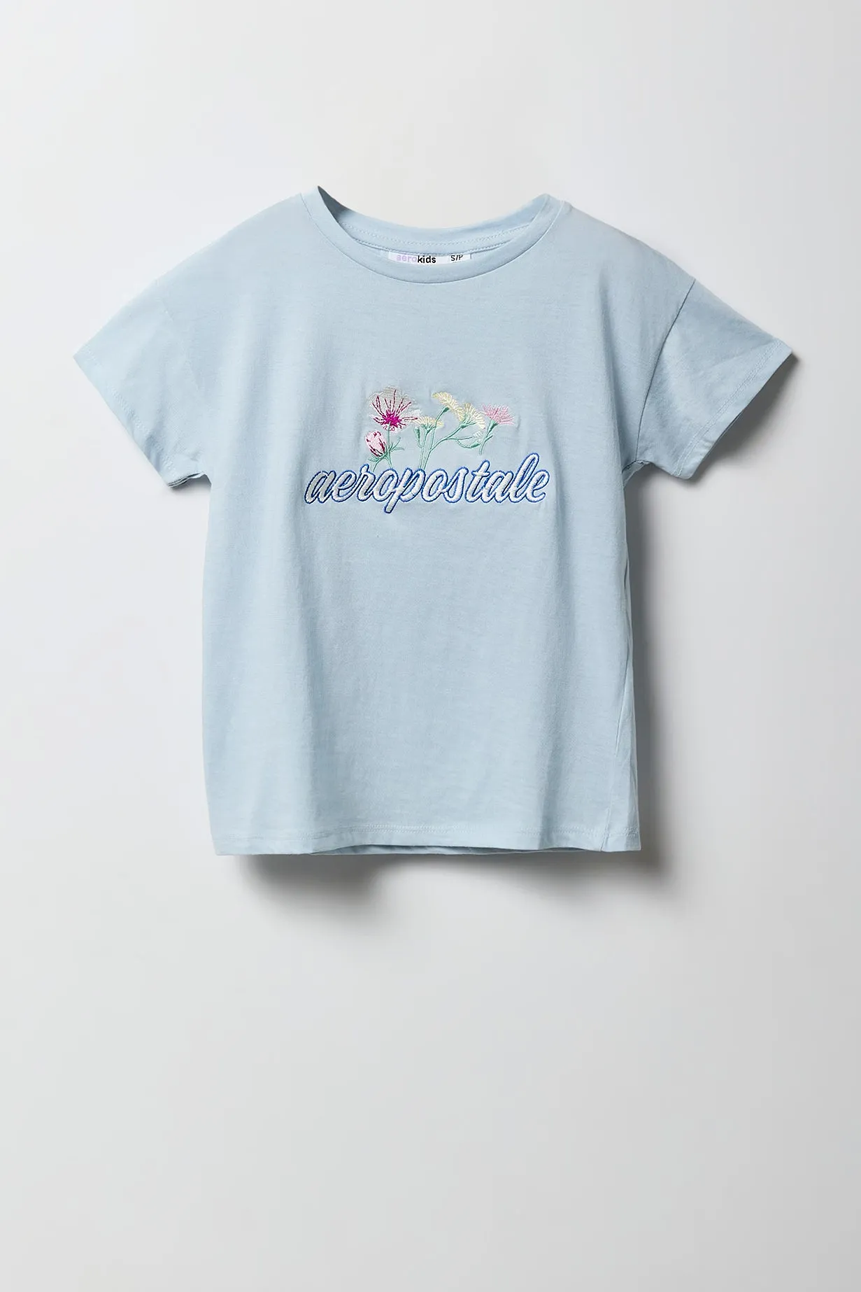 Girls Aeropostale Floral Embroidered T-Shirt sold by Urban Planet