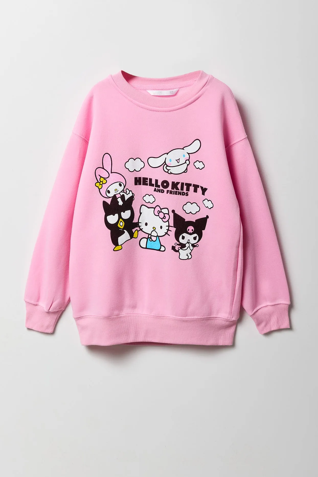 Girls Hello Kitty & Friends Graphic Fleece Sweatshirt sold by Urban Planet