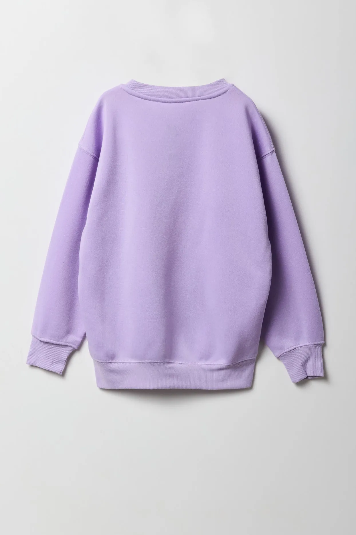 Girls Sparkly Kuromi Cherry Graphic Fleece Sweatshirt sold by Urban Planet product image thumbnail 2