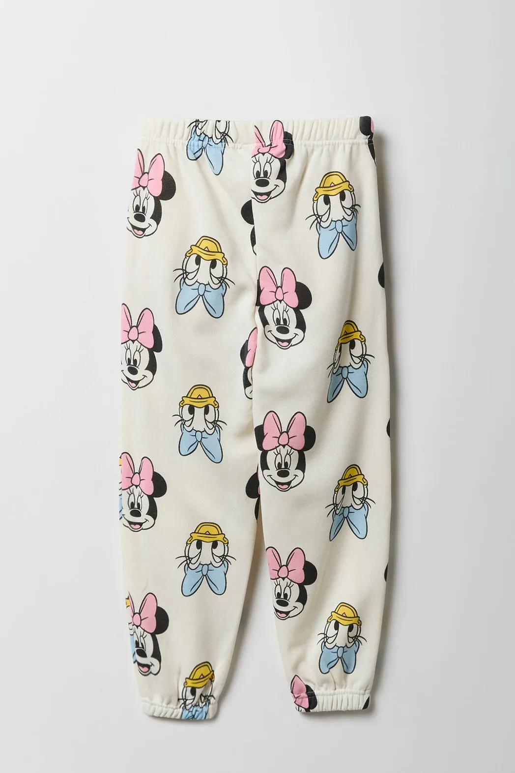 Girls Minnie & Daisy Print Fleece Jogger sold by Urban Planet product image thumbnail 2