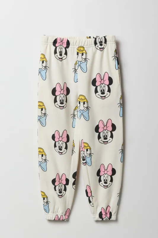 Jogger en molleton à imprimé Minnie & Daisy pour fille sold by Urban Planet