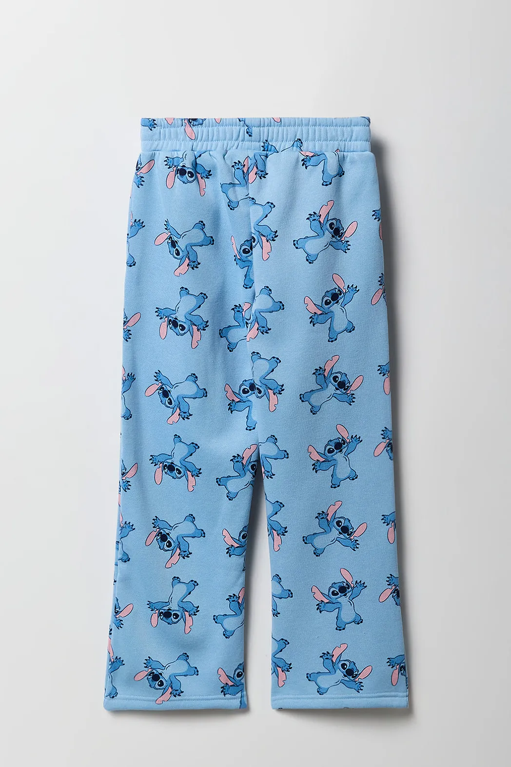 Girls Blue Stitch Print Fleece Sweatpant sold by Urban Planet product image thumbnail 2