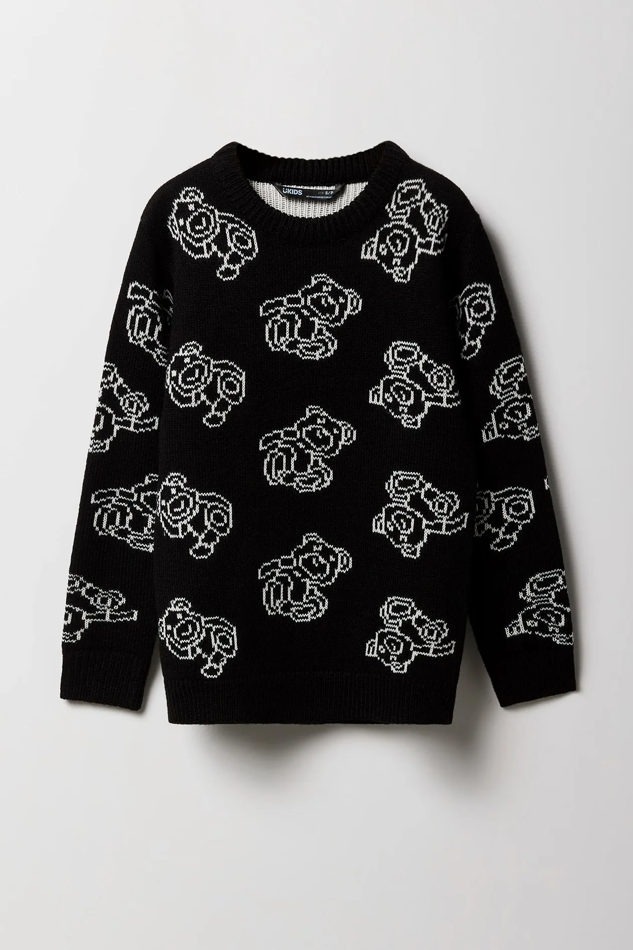 Boys Teddy Jacquard Knit Sweater sold by Urban Planet