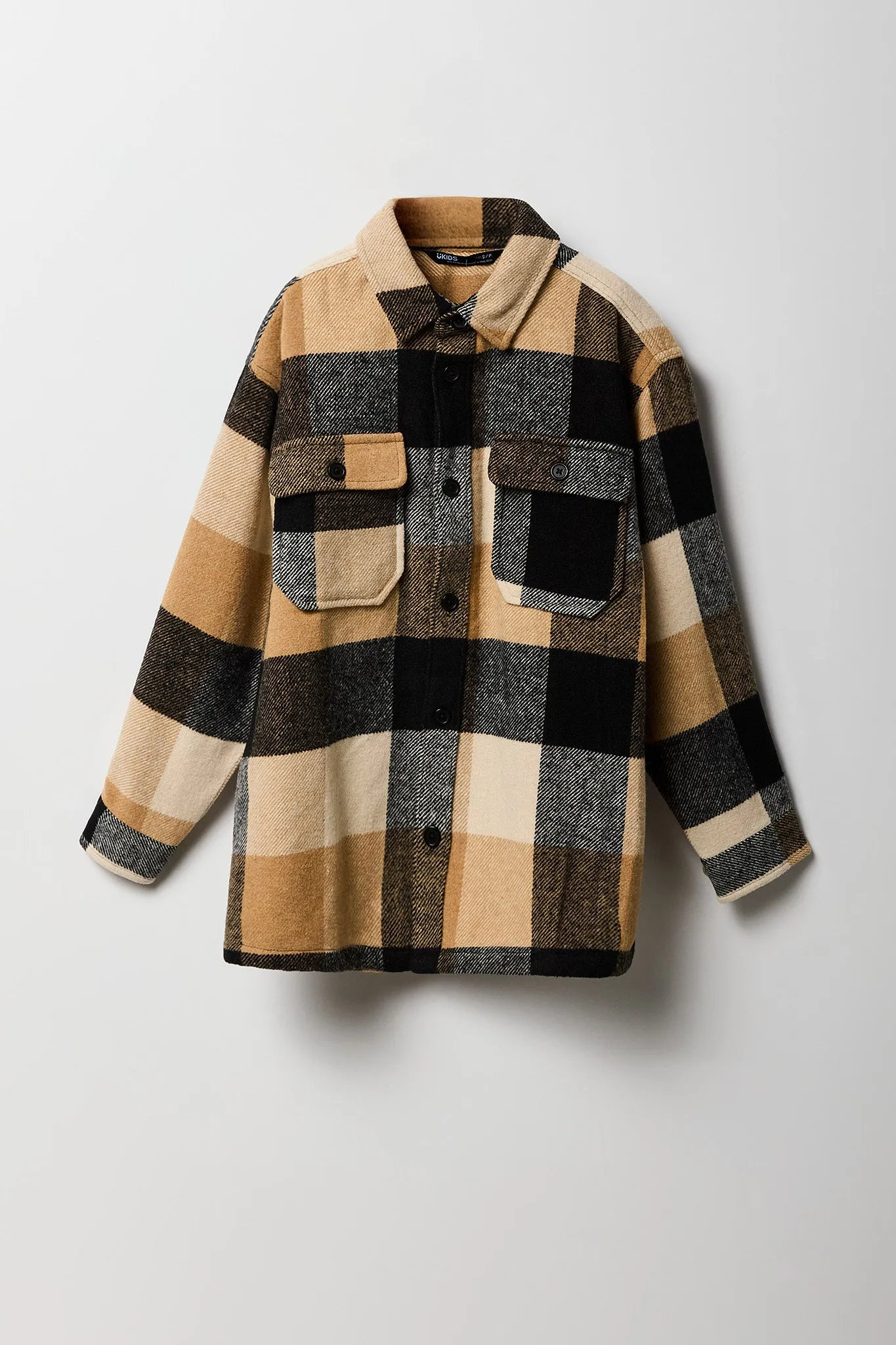 Boys Flannel Plaid Top sold by Urban Planet