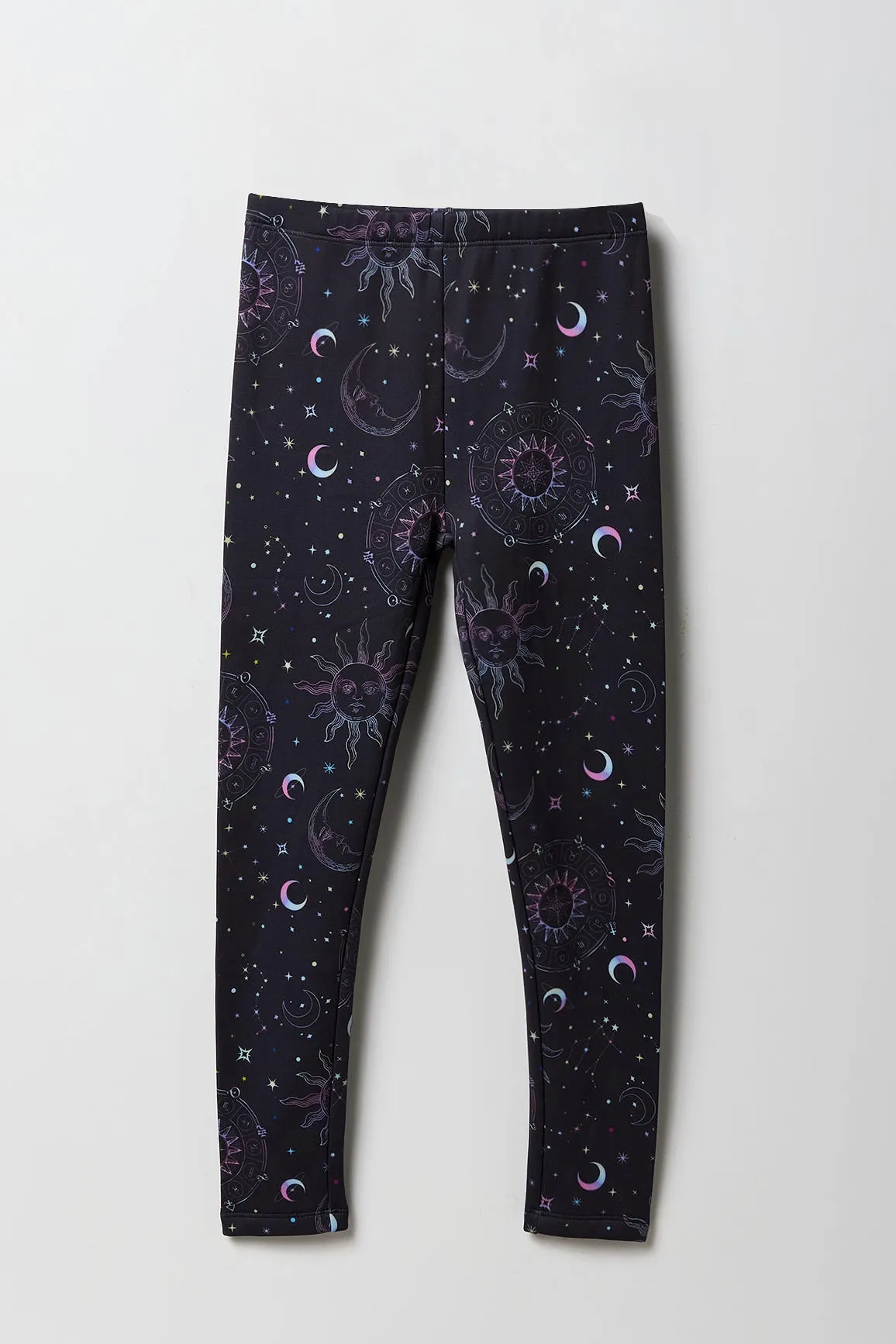Girls Faux Fur Lined Printed Legging sold by Urban Planet product image thumbnail 3