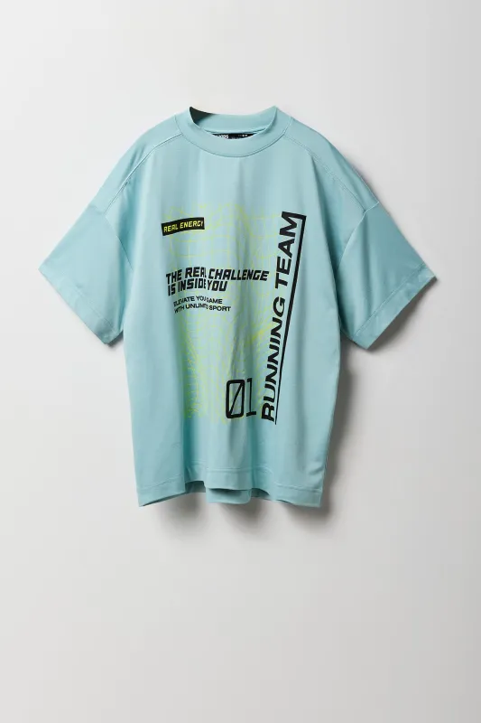 Boys Running Team Graphic Active T-Shirt sold by Urban Planet