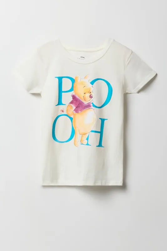 T-shirt à imprimé Winnie the Pooh pour fille sold by Urban Planet
