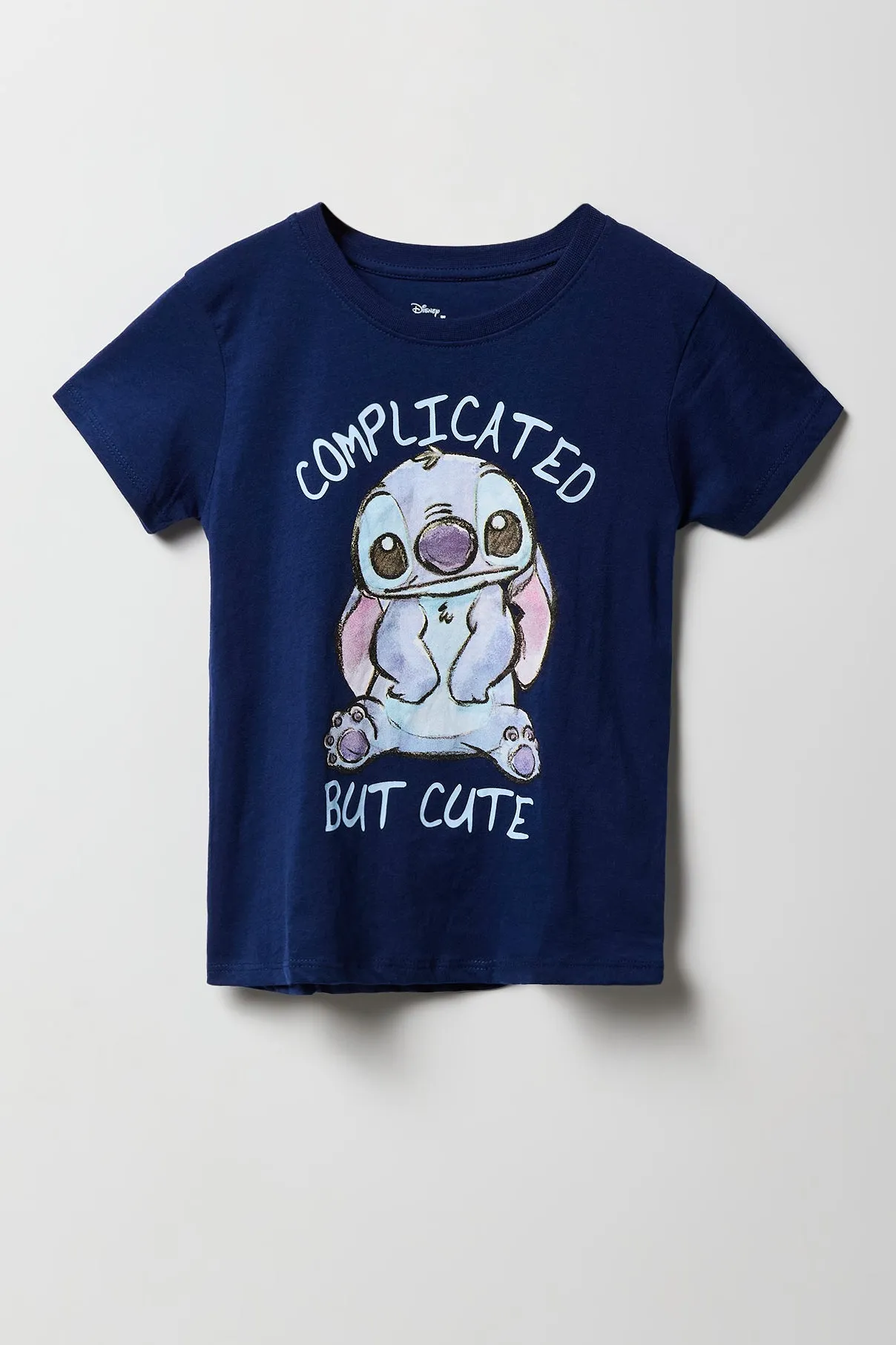 T-shirt à imprimé Complicated But Cute pour fille sold by Urban Planet
