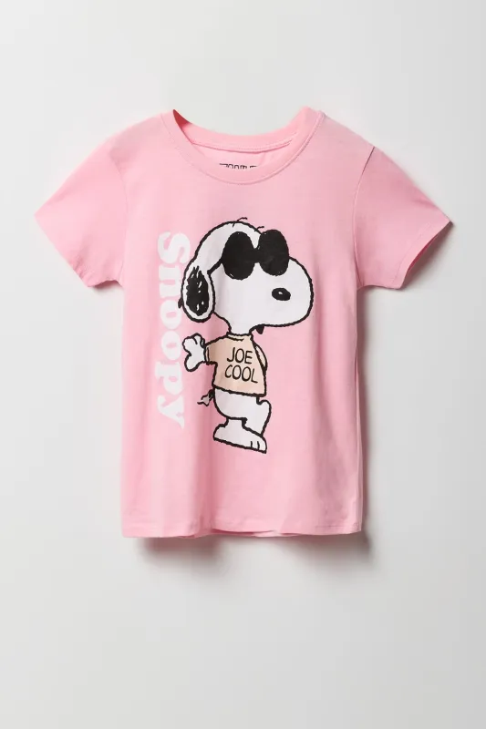 T-shirt à imprimé Cool Snoopy pour fille sold by Urban Planet