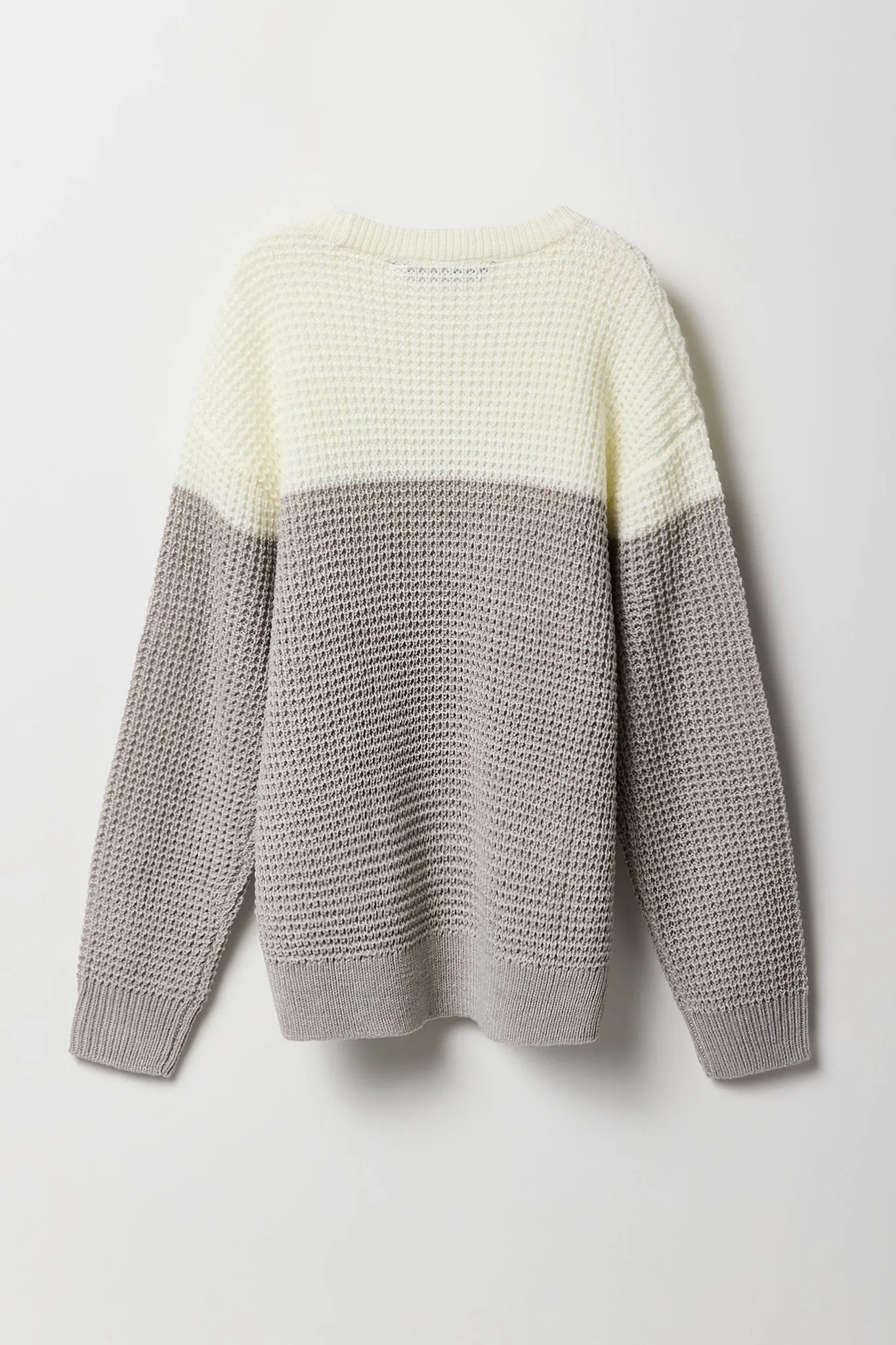 Boys Colourblock Waffle Knit Sweater sold by Urban Planet product image thumbnail 4