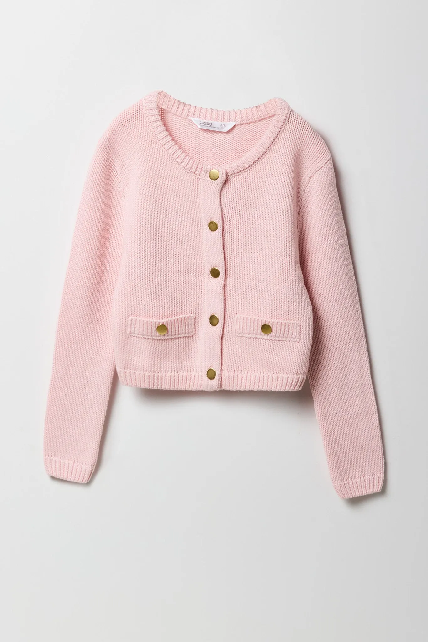 Cardigan boutonné en tricot pour fille sold by Urban Planet