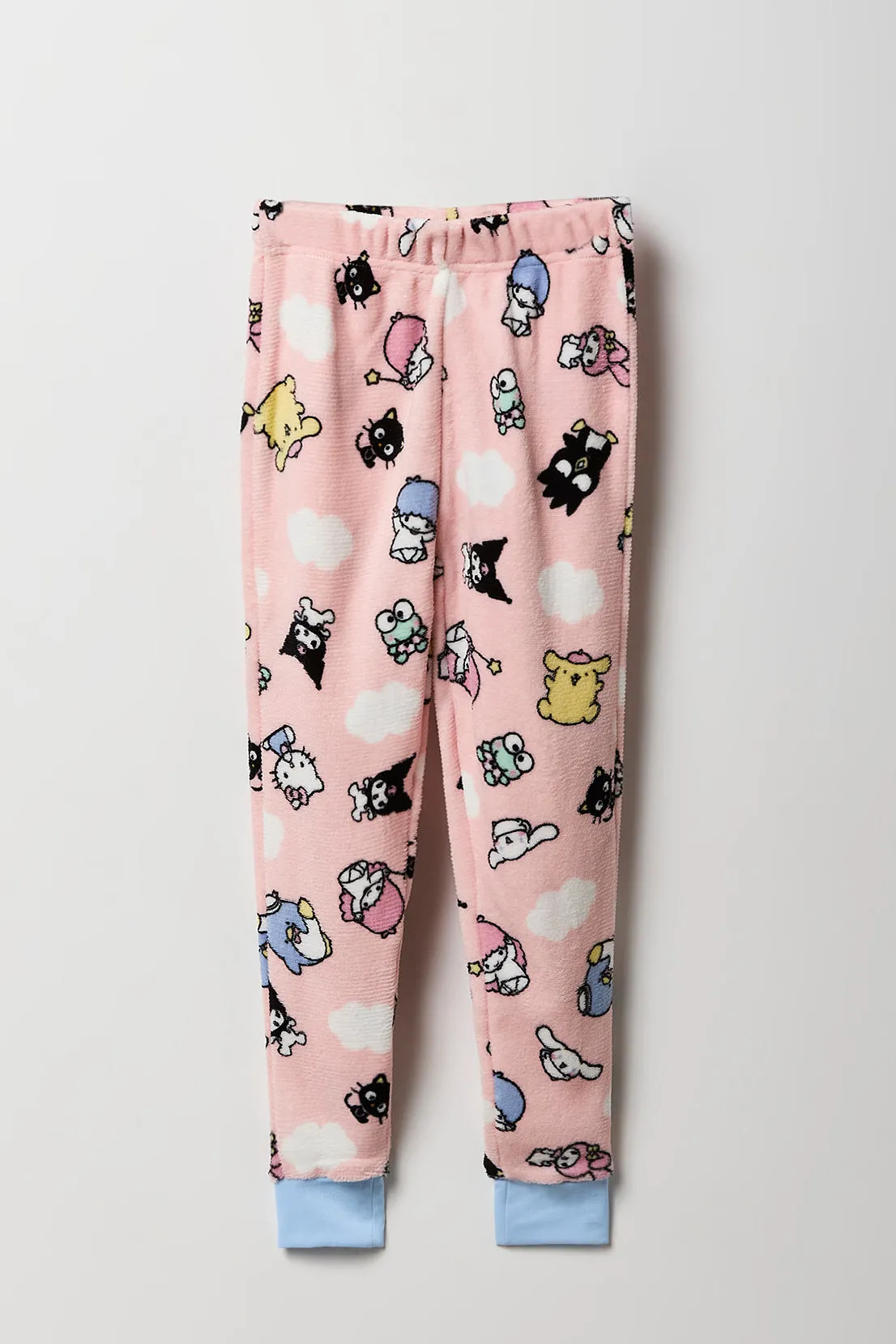Girls Hello Kitty T-Shirt & Plush Pant 2 Piece Pajama Set sold by Urban Planet product image thumbnail 4