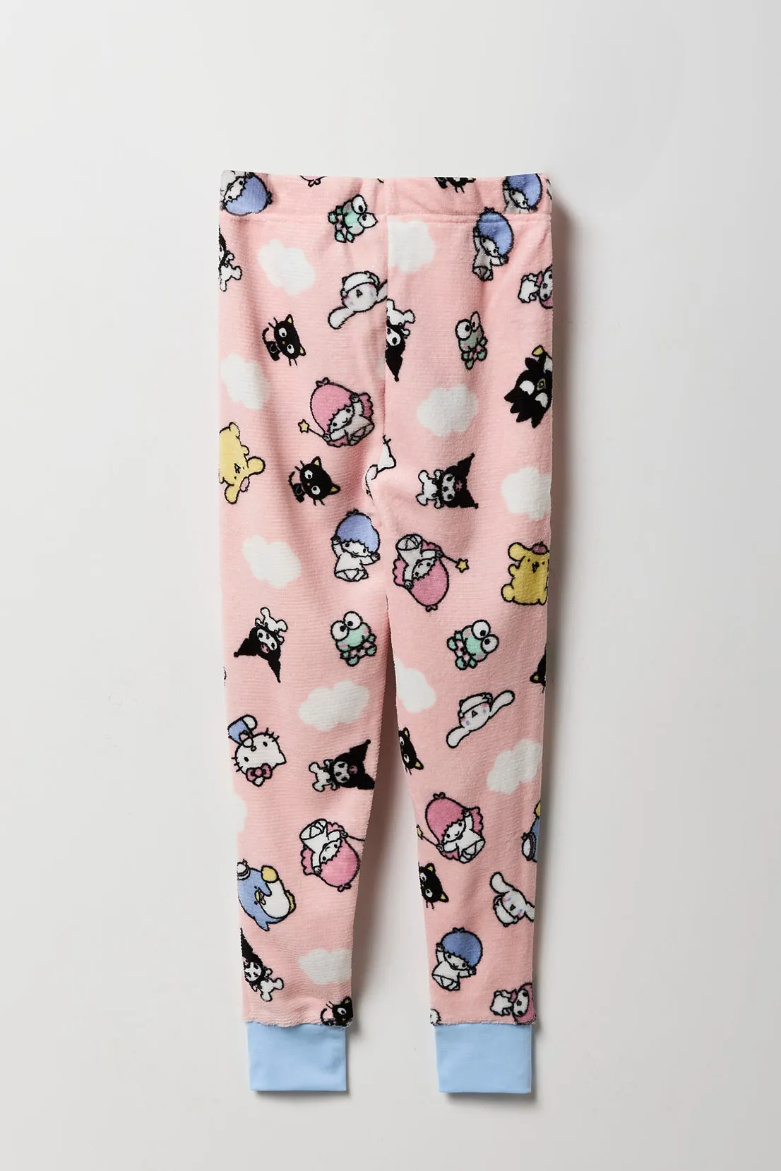 Girls Hello Kitty T-Shirt & Plush Pant 2 Piece Pajama Set sold by Urban Planet product image thumbnail 5
