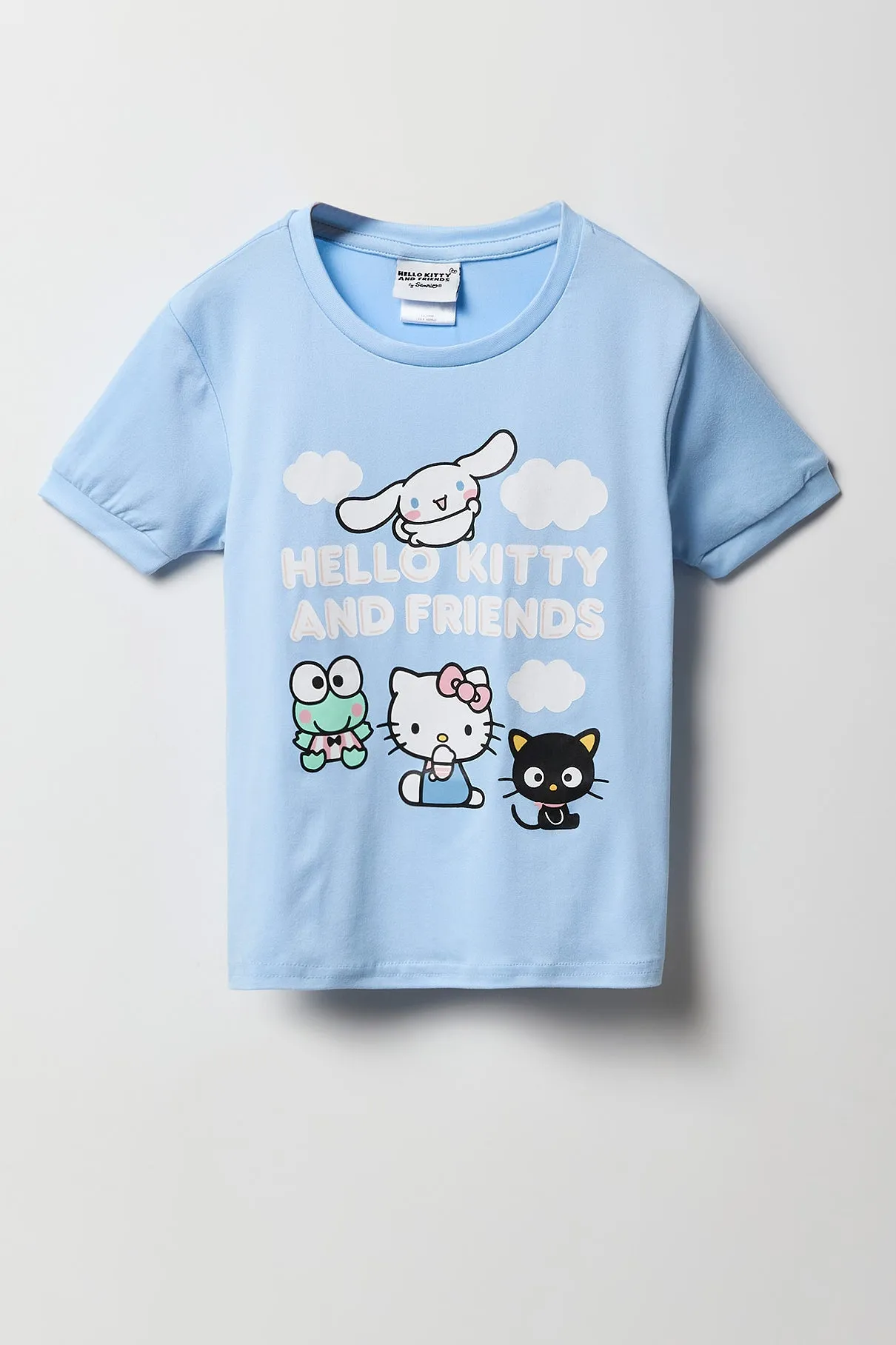 Girls Hello Kitty T-Shirt & Plush Pant 2 Piece Pajama Set sold by Urban Planet product image thumbnail 2