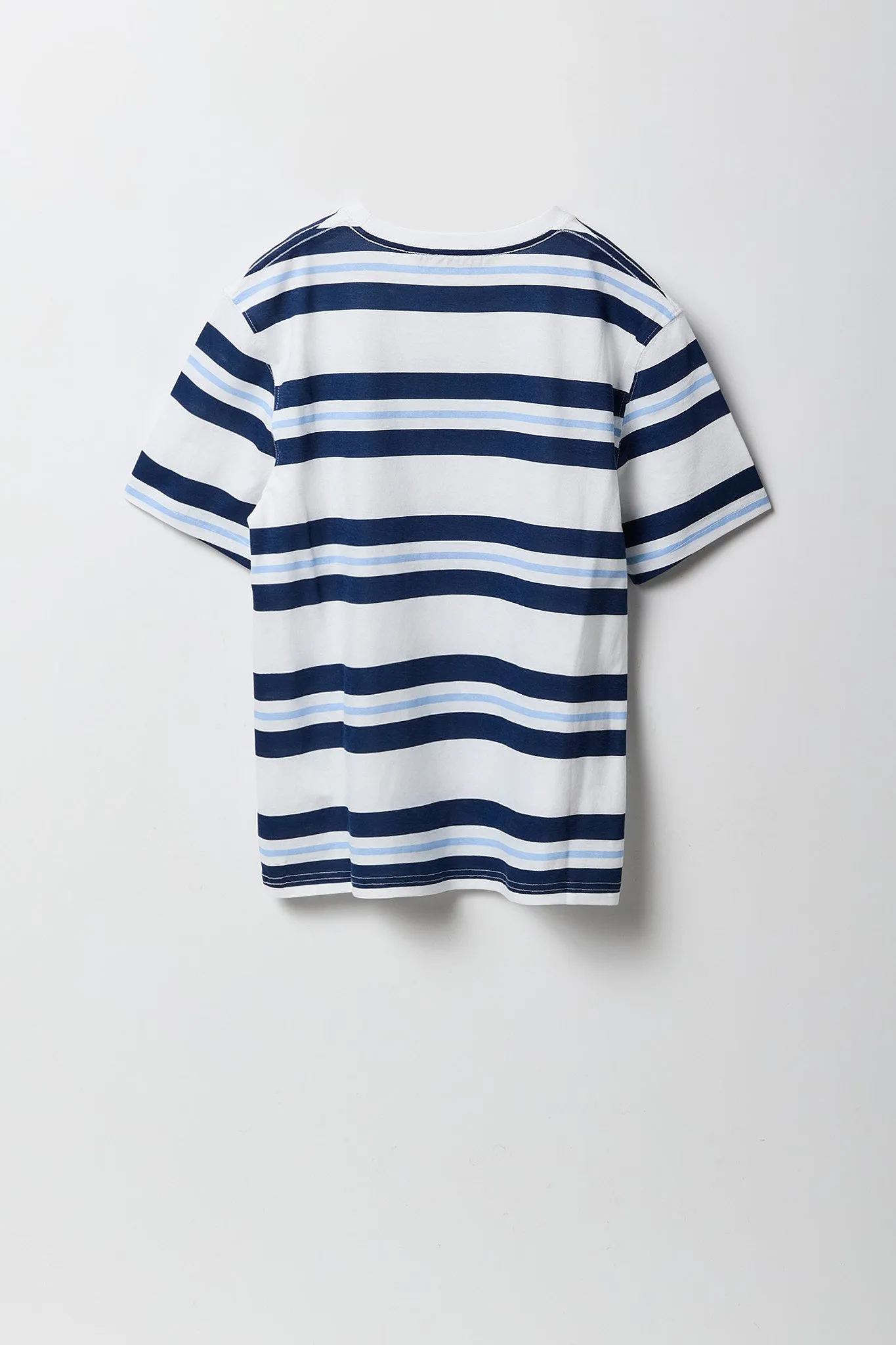 T-shirt ras du cou avec rayures multiples pour garçon sold by Urban Planet product image thumbnail 2