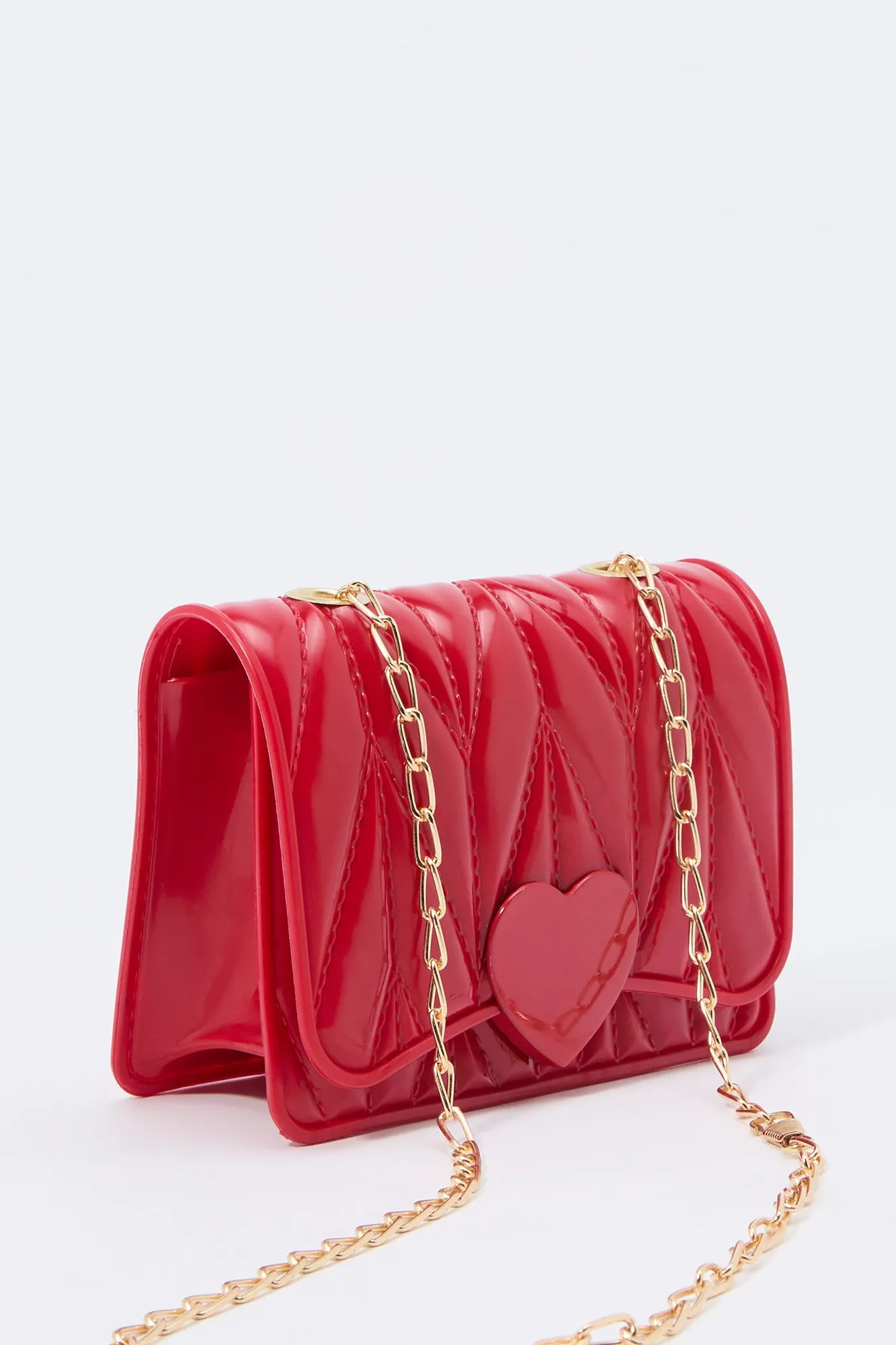 Girls Heart Crossbody Purse sold by Urban Planet product image thumbnail 5