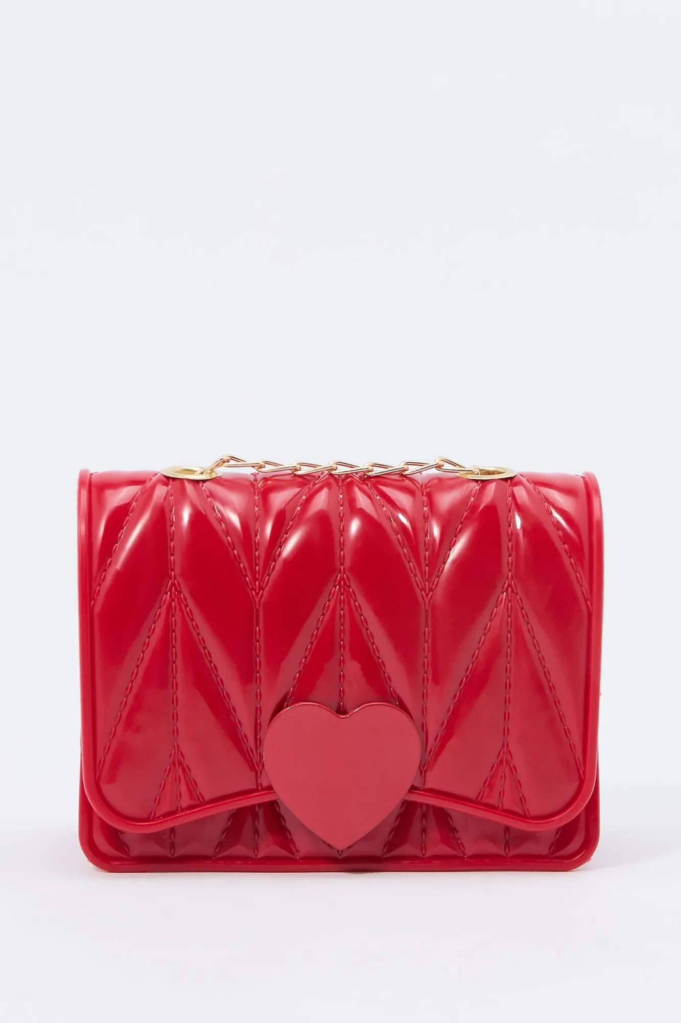 Girls Heart Crossbody Purse sold by Urban Planet product image thumbnail 4