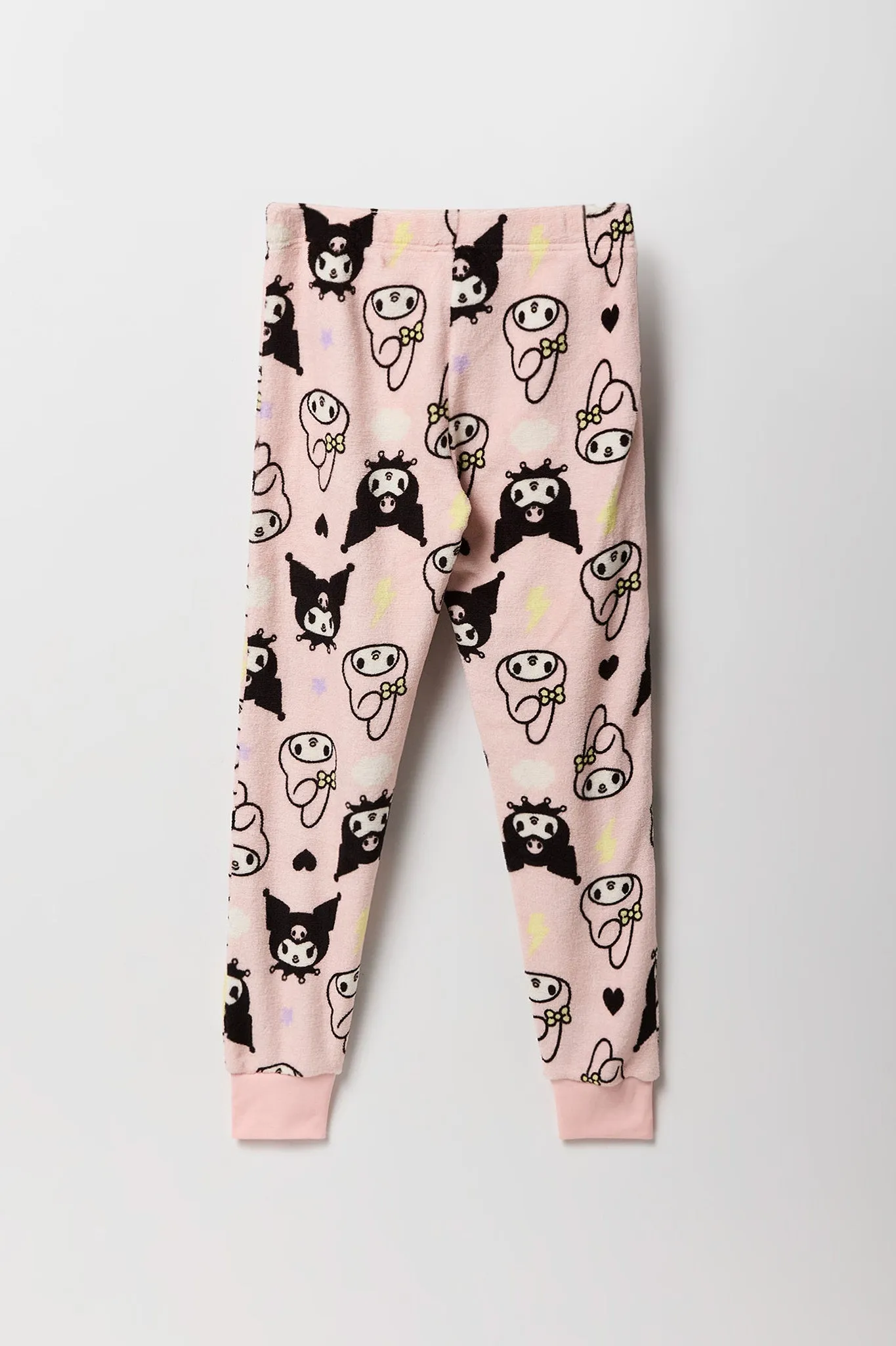 Girls My Melody & Kuromi T-Shirt & Pant 2 Piece Pajama Set sold by Urban Planet product image thumbnail 5