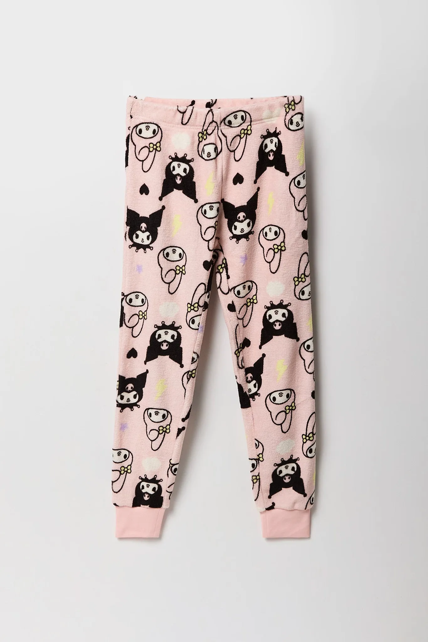 Girls My Melody & Kuromi T-Shirt & Pant 2 Piece Pajama Set sold by Urban Planet product image thumbnail 4