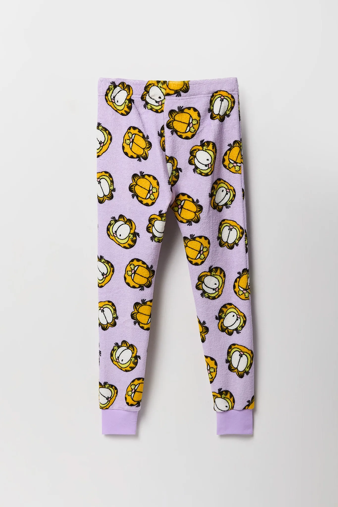 Girls Garfield T-Shirt & Plush Pant 2 Piece Pajama Set sold by Urban Planet product image thumbnail 5