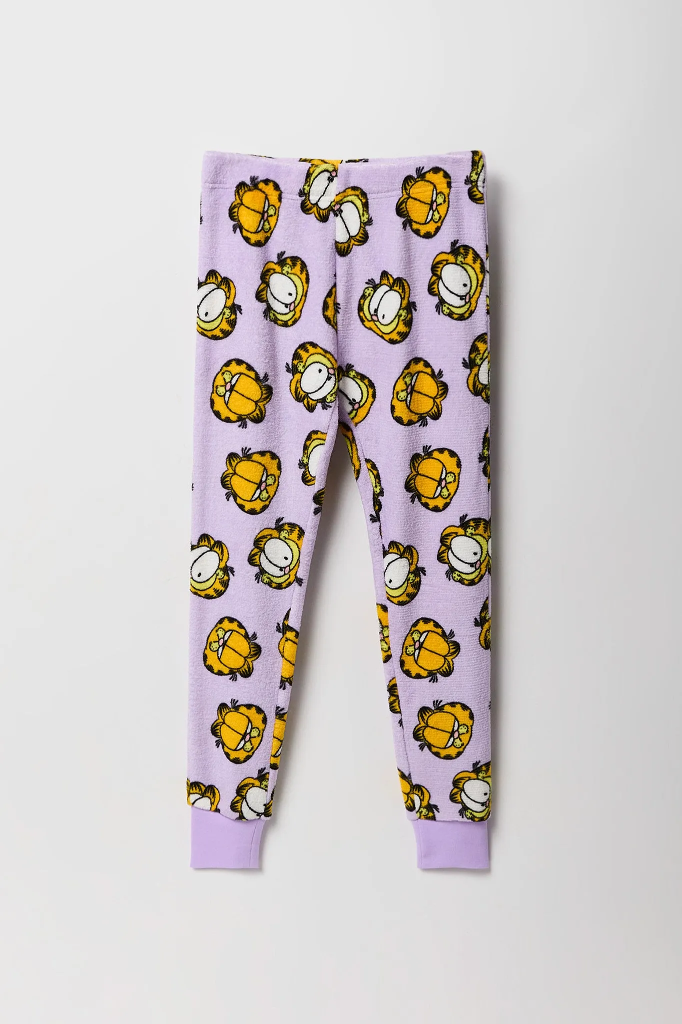 Girls Garfield T-Shirt & Plush Pant 2 Piece Pajama Set sold by Urban Planet product image thumbnail 4