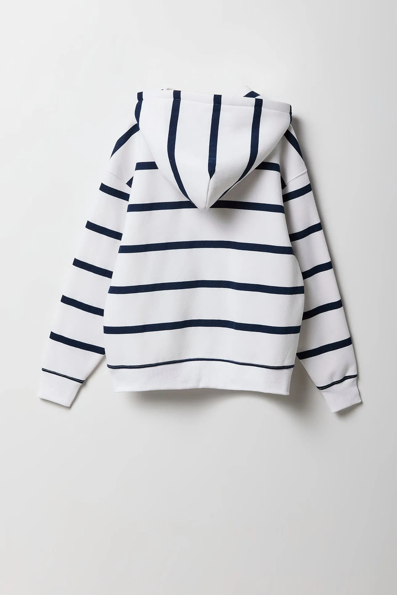 Boys Striped Fleece Hoodie sold by Urban Planet product image thumbnail 2