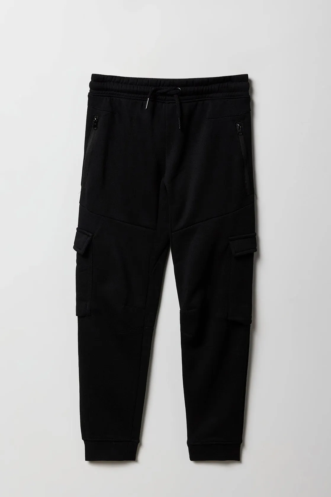 Jogger cargo en molleton avec poches à fermeture à glissière sold by Urban Planet product image thumbnail 3