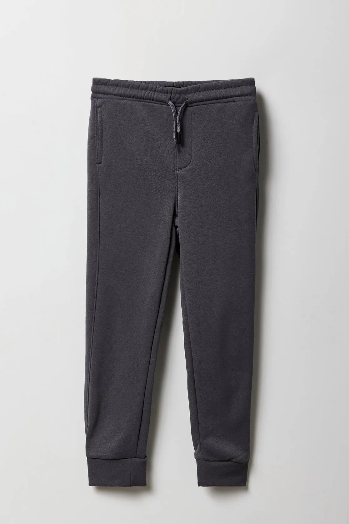 Boys Solid Fleece Jogger sold by Urban Planet product image thumbnail 3