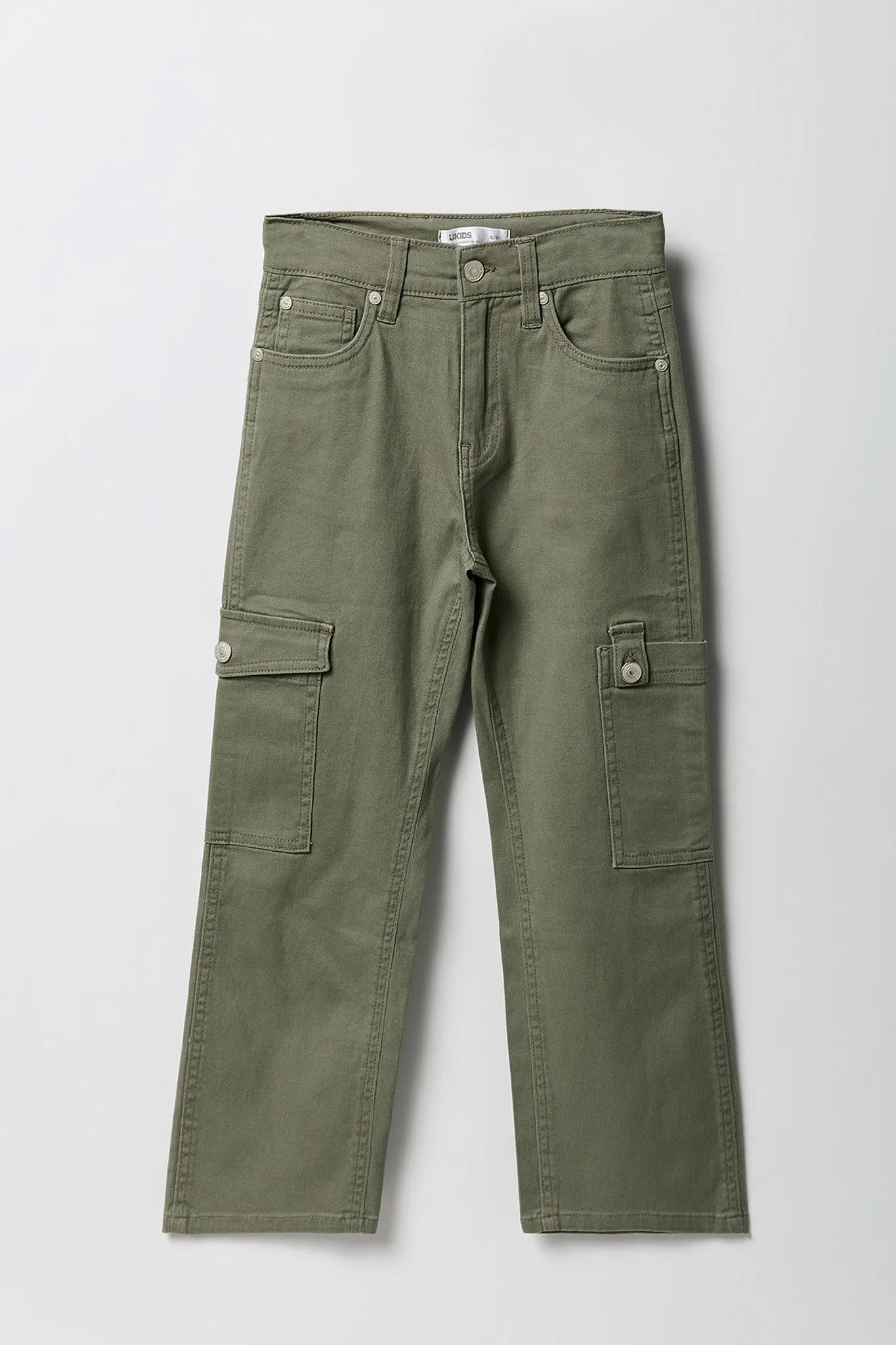 Girls Straight Leg Cargo Pant sold by Urban Planet