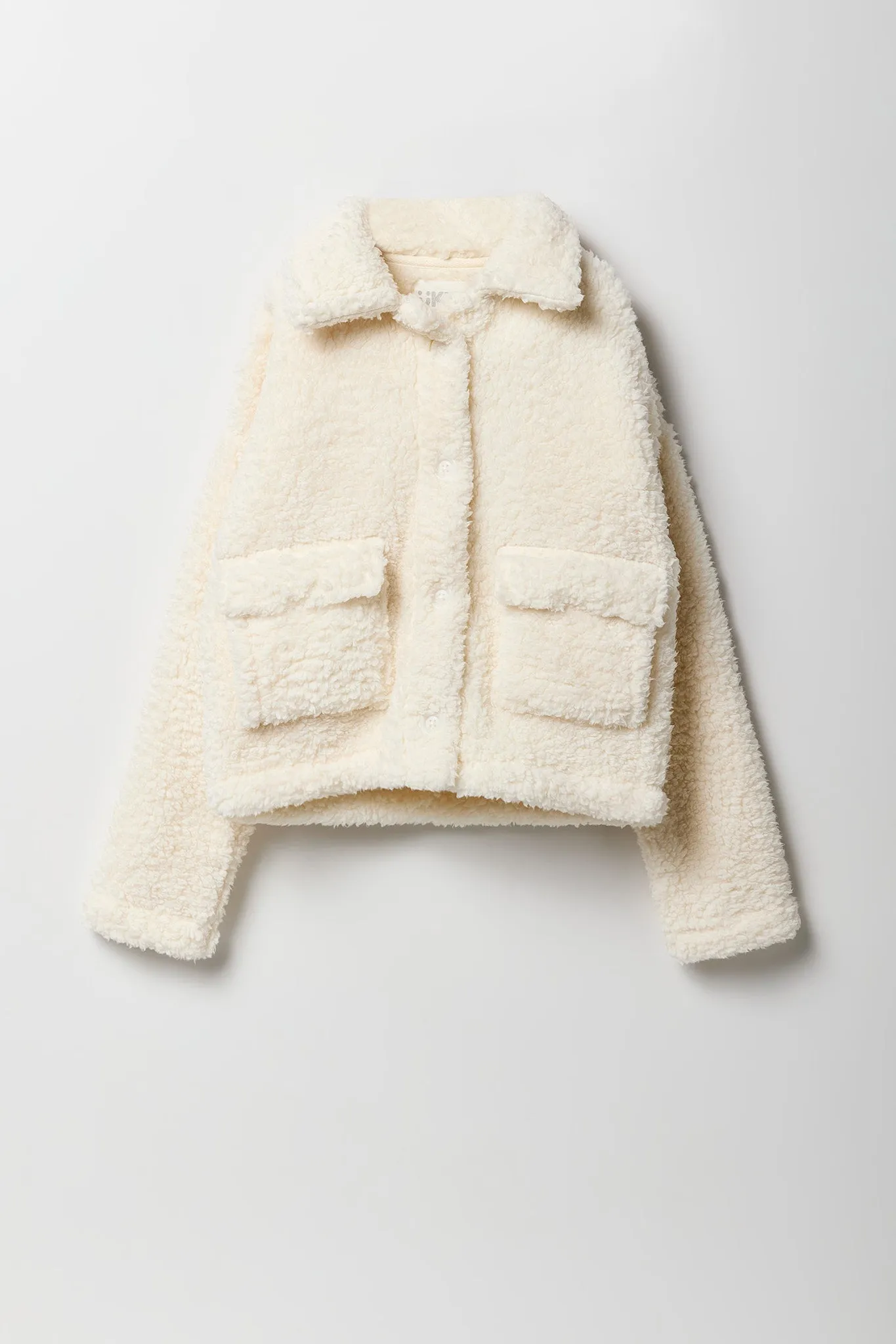 Blouson boutonné en Sherpa pour fille sold by Urban Planet product image thumbnail 3
