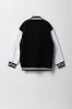 Girls Chenille Embroidered Fleece Varsity Jacket sold by Urban Planet