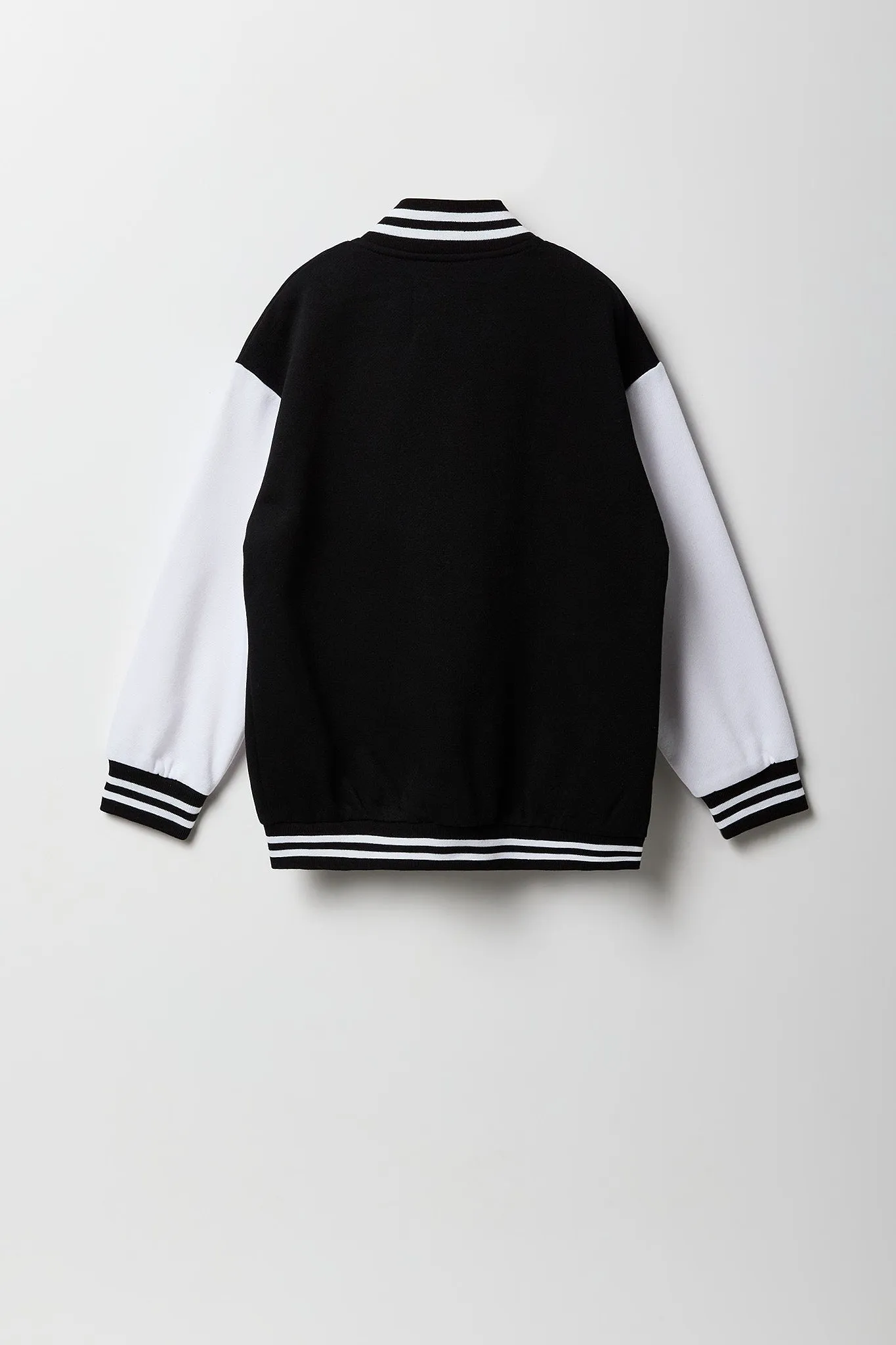 Blouson de style universitaire en molleton avec motif brodé en chenille pour fille sold by Urban Planet product image thumbnail 4