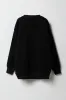 Girls Oversized Embroidered Fleece Sweatshirt sold by Urban Planet