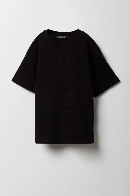 T-shirt texturé ras du cou pour garçons sold by Urban Planet