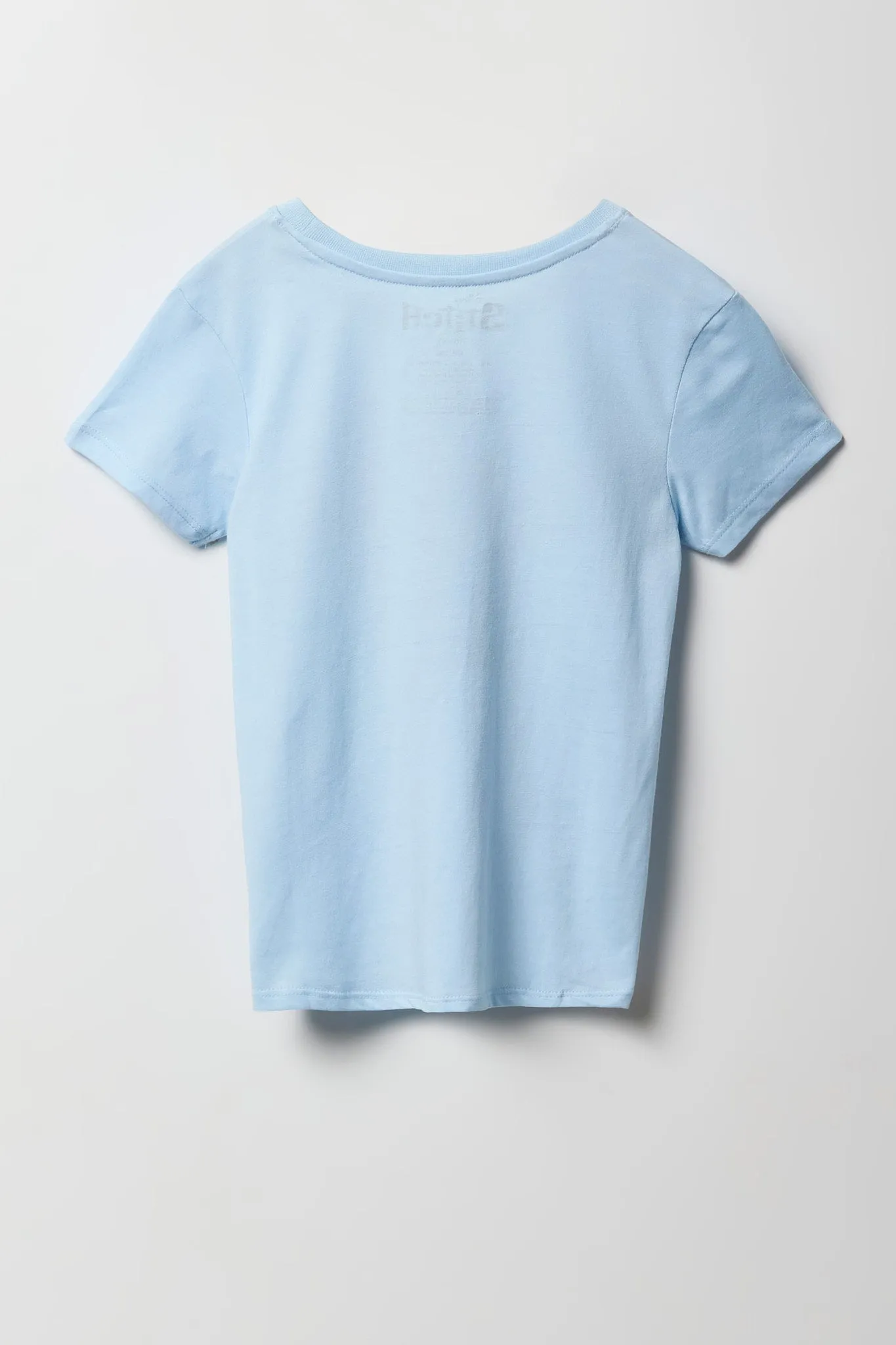 Girls Stitch & Angel Blue Graphic T-Shirt sold by Urban Planet product image thumbnail 2