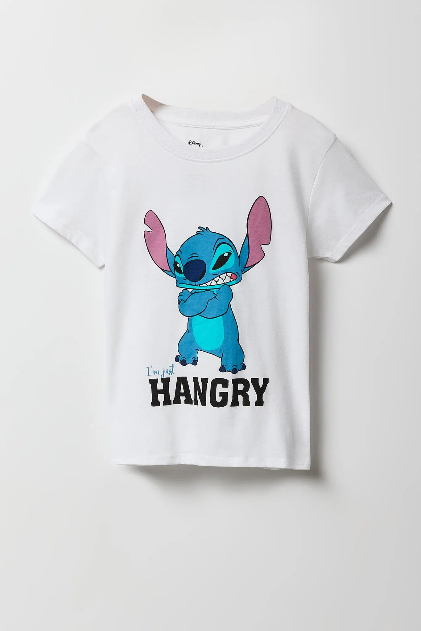 Girls Hangry Stitch Graphic T-Shirt sold by Urban Planet