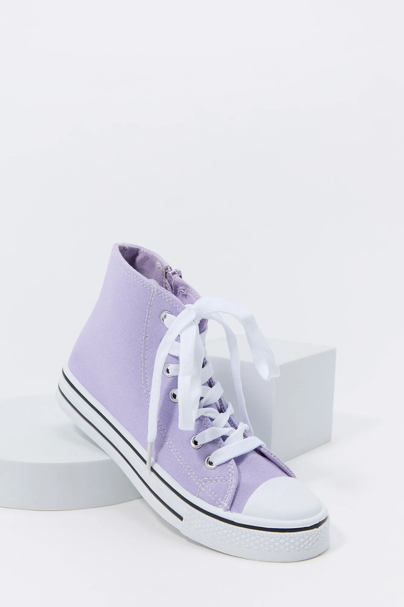 Girls High Top Lace Up Sneaker sold by Urban Planet product image thumbnail 4