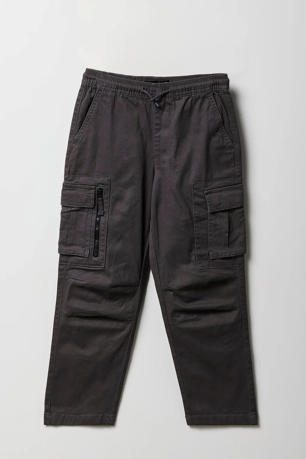 Pantalon cargo avec poche à glissière pour garçons sold by Urban Planet product image thumbnail 3