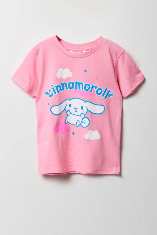 T-shirt à imprimé Cinnamoroll Cloud pour filles sold by Urban Planet