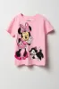 Girls Minnie Mouse Graphic Pink T-Shirt sold by Urban Planet