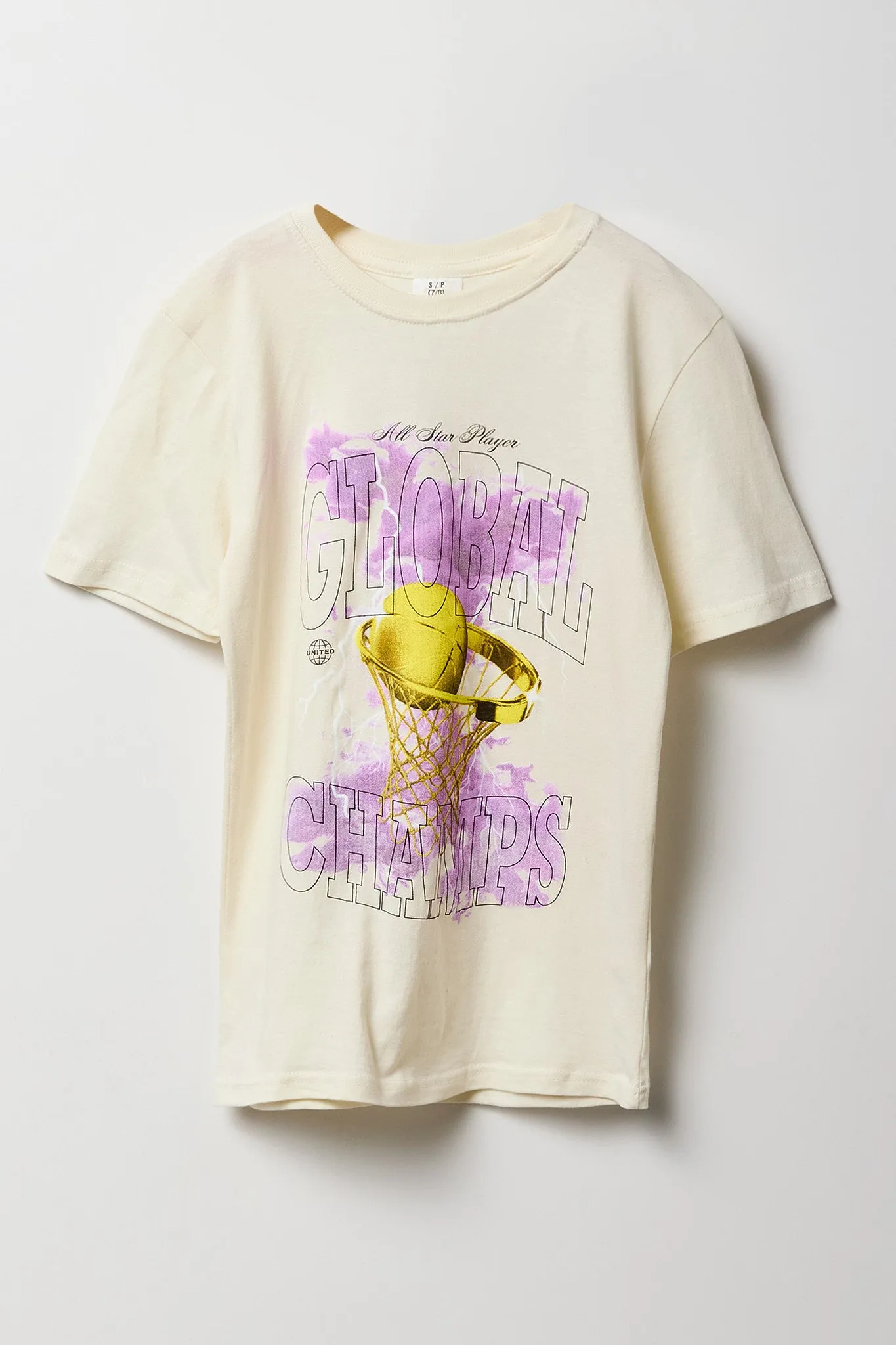 Boys Global Champs Graphic T-Shirt sold by Urban Planet