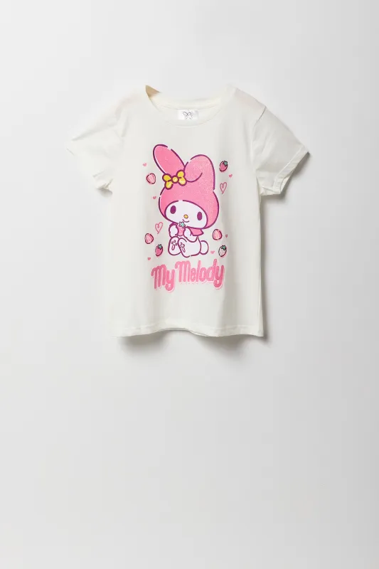 Girls My Melody Graphic T-Shirt sold by Urban Planet